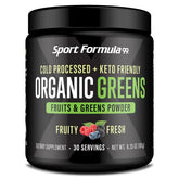 Front view of Sport Formula 99 Organic Greens Powder package