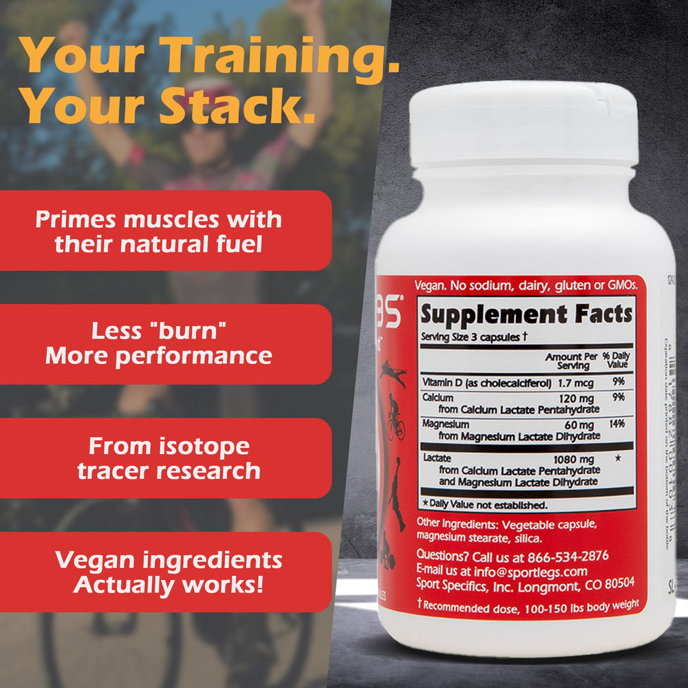 NSF Certified for Sport badge on SPORTLEGS packaging