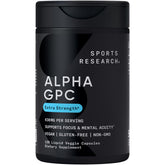 Sports Research Alpha GPC 630mg bottle