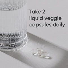 Two veggie capsules daily with food