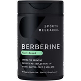 Sports Research Berberine bottle on white background