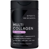 Hero image of Sports Research Biotin-Infused Collagen bottle