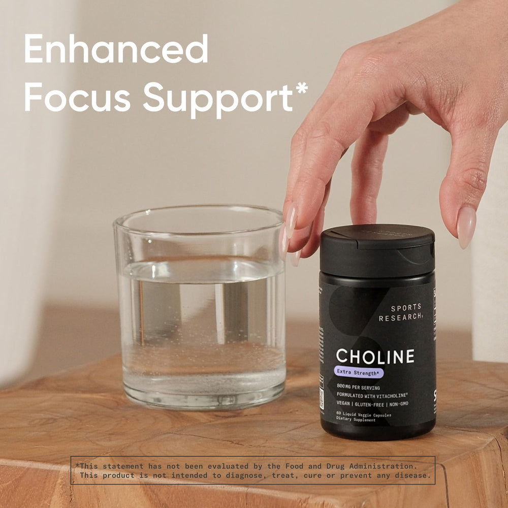 Daily dosage guidance showing two capsules with meals