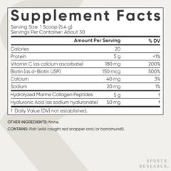 Wild-caught marine collagen sourcing indication