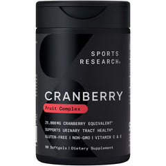 Sports Research Cranberry Softgels packaging