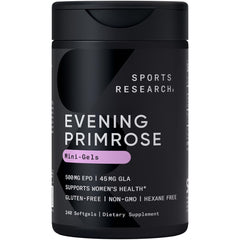 Sports Research Evening Primrose Oil 500mg bottle