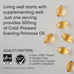 Ingredient panel for Evening Primrose Oil