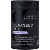 Main product image for Sports Research Flaxseed Oil Softgels 1242mg