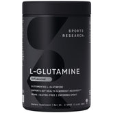 Sports Research L-Glutamine bottle with label