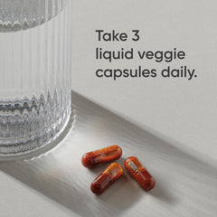 180 liquid veggie capsules in bottle