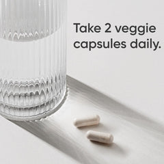 Sports Research vegan capsule close-up showing plant-based delivery.