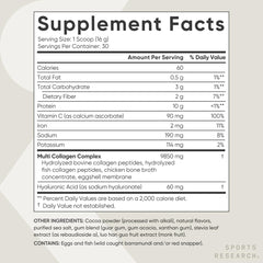 Dissolving collagen powder next to a cup of coffee