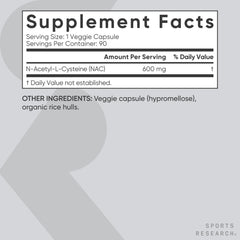 Front view of 90 veggie capsules bottle