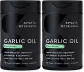 Sports Research Odorless Garlic Oil Pills bottle and packaging