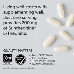 Sports Research Organic Coconut Oil serves as premium carrier for L-Theanine.