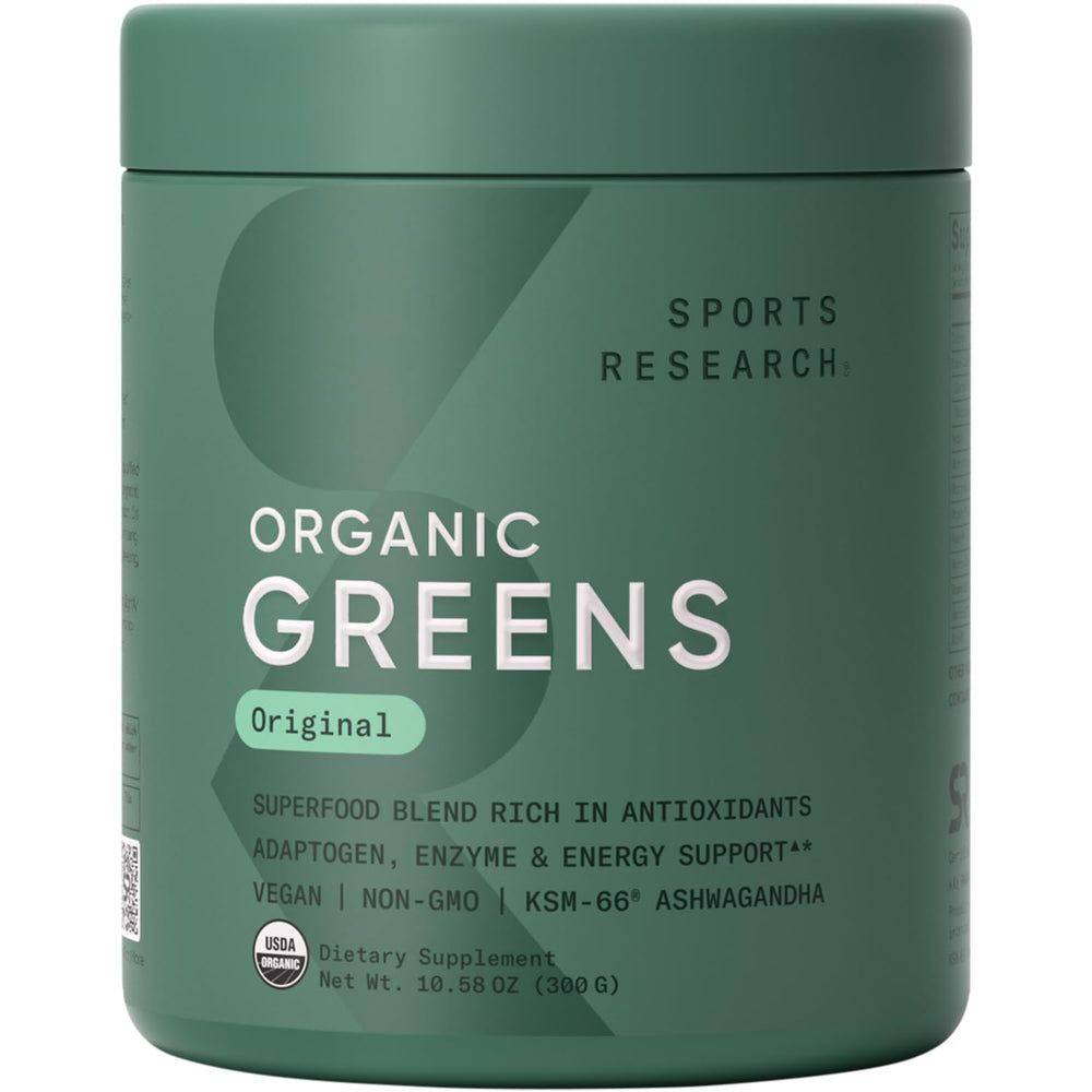 Sports Research Organic Greens Original flavor – 30 servings