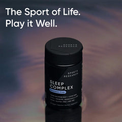 Bedroom scene with Sleep Complex on the nightstand for a serene nighttime ritual