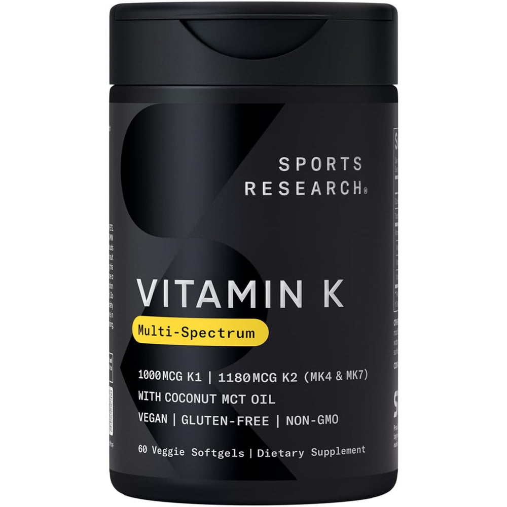 Sports Research Vitamin K Multi-Spectrum bottle front