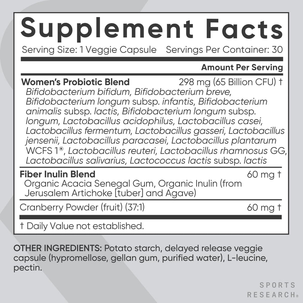 Non-GMO verified and gluten-free probiotic capsules
