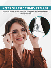 Soft silicone texture of Sports Vision nose pads