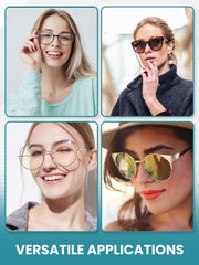 SPORTS WORLD VISION nose pads for glasses — 17mm screw-in, soft silicone