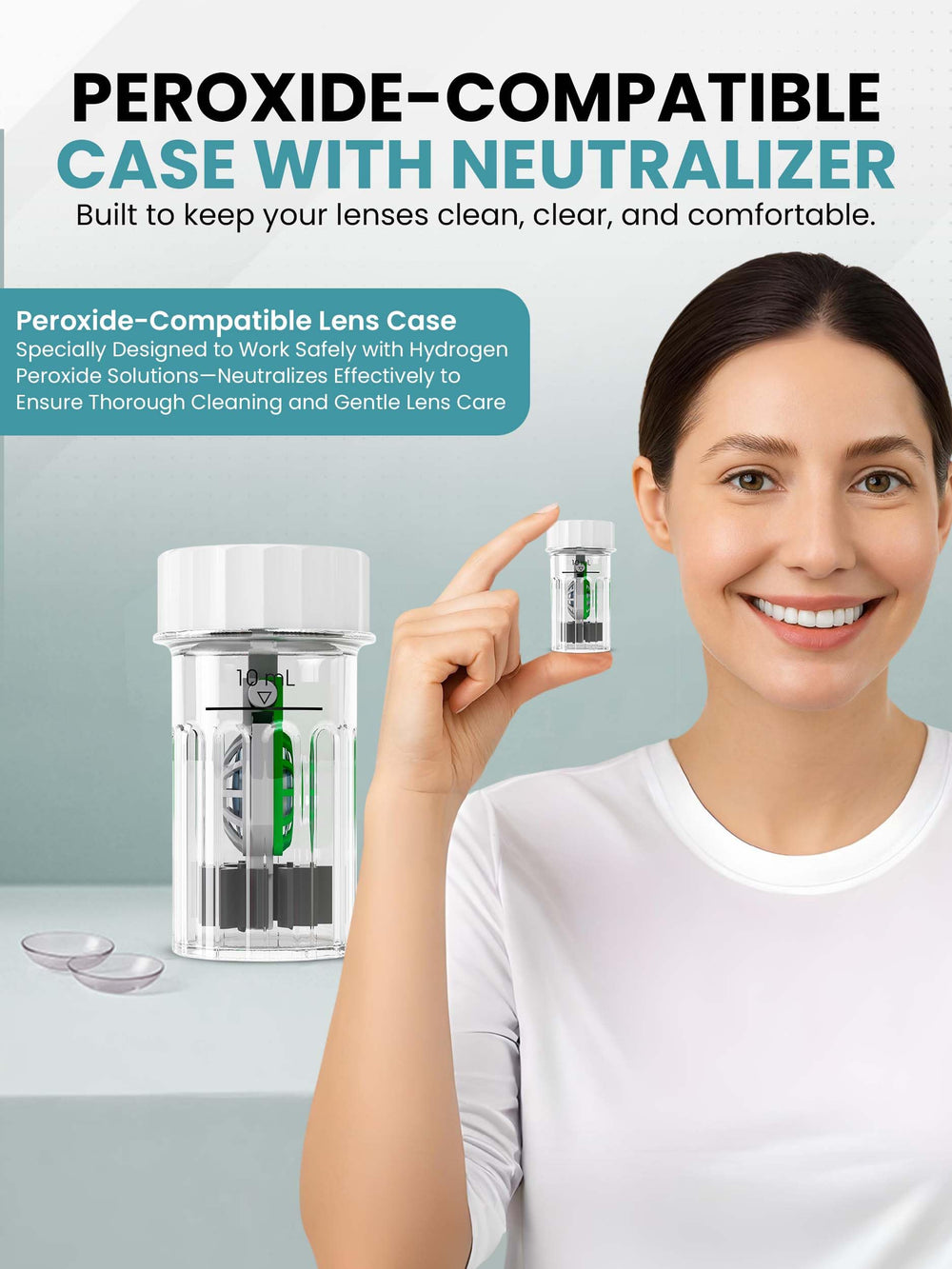 Gift idea: 3-pack vented contact lens cases for travelers