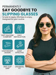 Soft silicone anti-slip RB nose pads - universal compatibility
