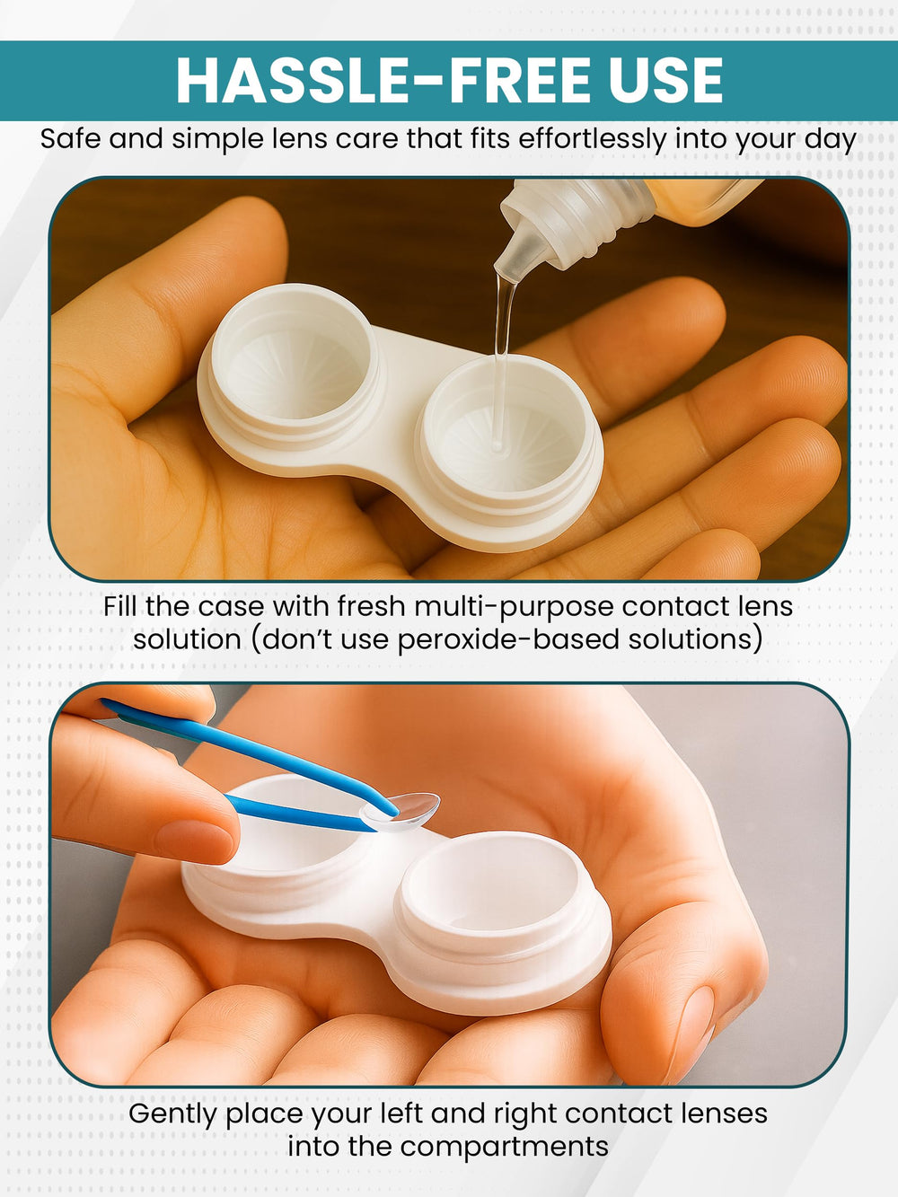 Close-up of screw-top lid on OptiCool case