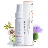 Sprayology TravelEase jet lag relief spray bottle close-up