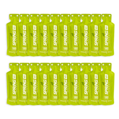 Spring Energy Awesome Sauce packet front for on-the-go vegan energy during runs