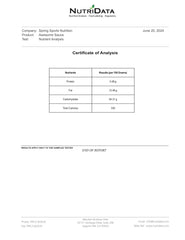 Spring Energy Cinnamon Apple Pie Gel texture closeup illustrates silky mouthfeel for easy consumption