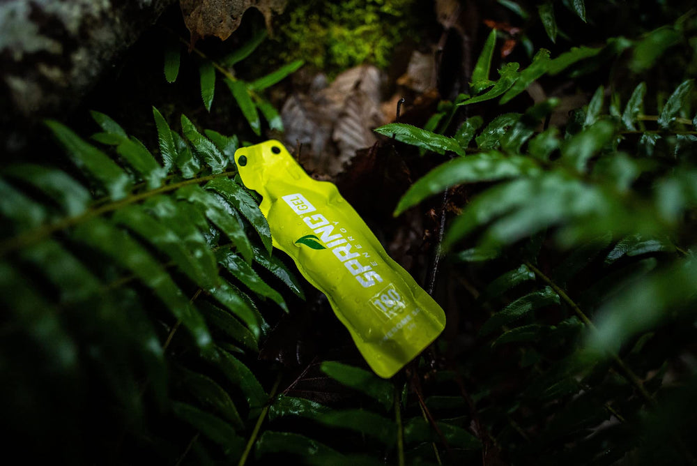 Spring Energy easy-open seal image highlights quick access during long runs