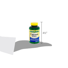 Product shot of Spring Valley Calcium 600mg pack showing total 300 tablets