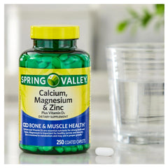 Nutrition information showing 15 mg zinc per serving