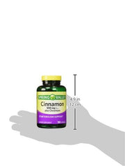 Ingredients panel for Spring Valley Cinnamon 500mg Plus Chromium