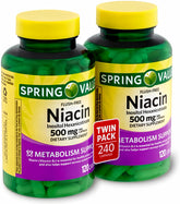 Spring Valley Flush Free Niacin 500 mg bottle - 120 capsules (Bottle 1)