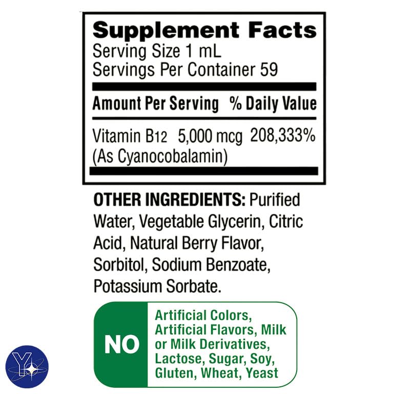 Gift portion: Bookmark Gift of YOLOMOLO with B12 bottle