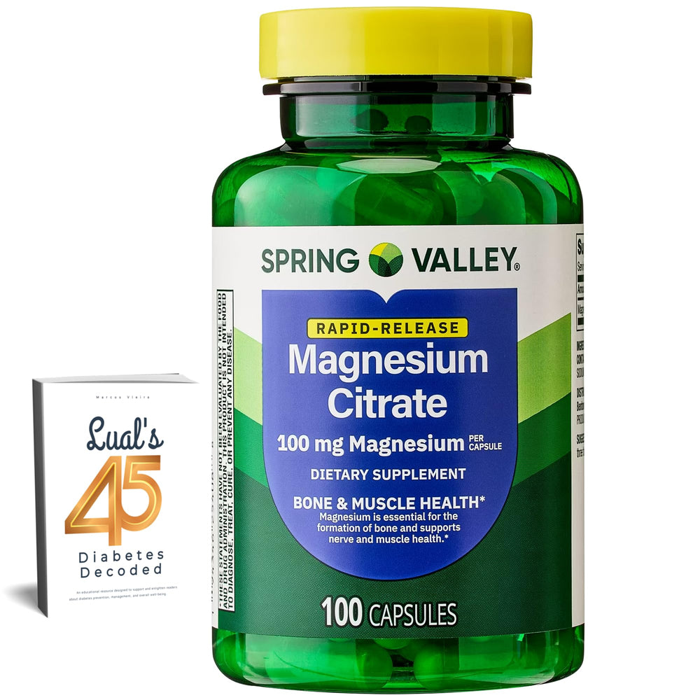 Spring Valley Magnesium Citrate 1000mg bottle
