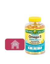 Spring Valley Omega-3 2000 mg fish oil bottle