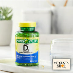 Spring Valley Vitamin D3 bottle with 450-count supply