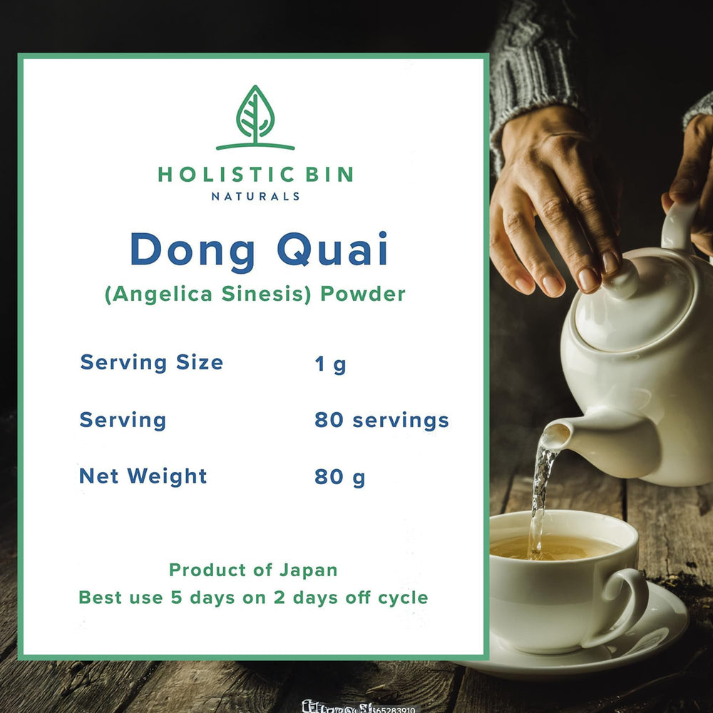 Spring-water extracted dong quai powder
