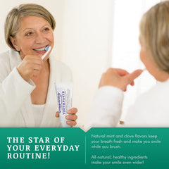 Tooth enamel strengthening and sensitivity relief