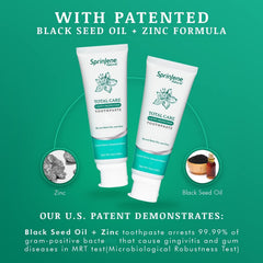 Toothpaste tube highlighting fluoride cavity protection