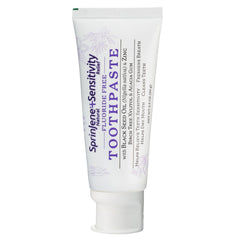 SprinJene Fluoride Free Toothpaste packaging