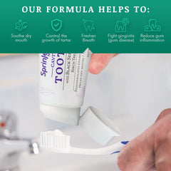 Fluoride toothpaste protecting against cavities