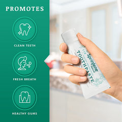 Concept image depicting gum health and enamel support
