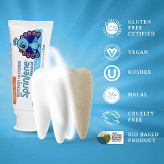 Ingredients featuring Black Seed Oil and Zinc in the toothpaste formula