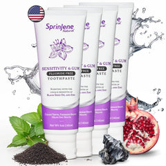 Hero image of SprinJene natural fluoride-free toothpaste 4-pack