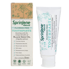 SprinJene Natural Toothpaste 4-pack front view