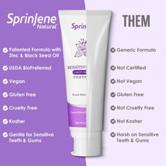 Fresh breath concept with natural toothpaste